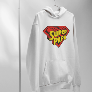 Superman Super Dad - FELPA CAPPUCCIO