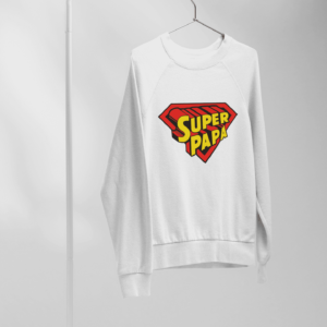 Superman Super Dad - FELPA GIROCOLLO
