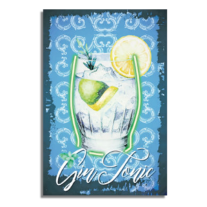 Gin Tonic Quadro LED 40×60 cm Palais Royal