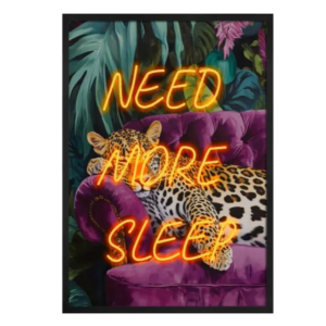 Need More Sleep Quadro LED 60x80 cm Palais Royal