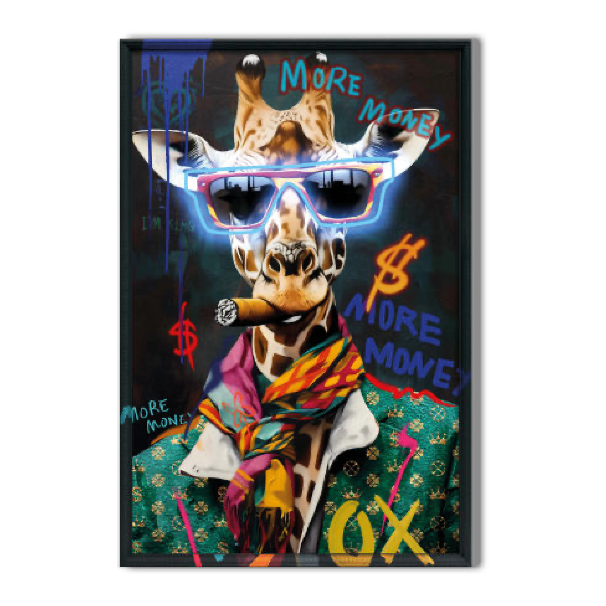 Giraffa Quadro LED 60×90 cm Palais Royal