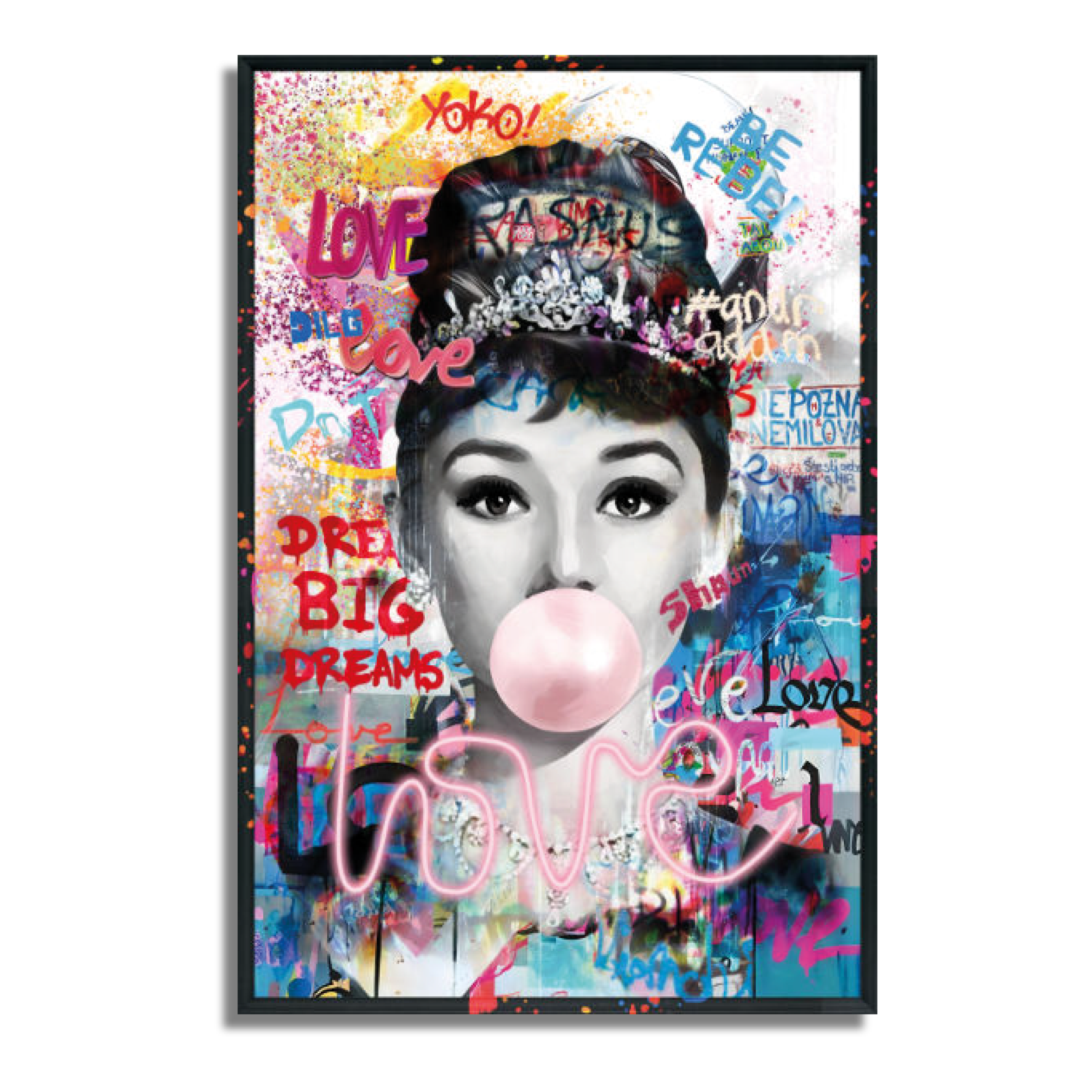 Miss Audrey Quadro LED 80x120 cm Palais Royal