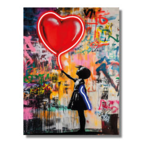 Heart Balloon Quadro LED 60×80 cm Palais Royal